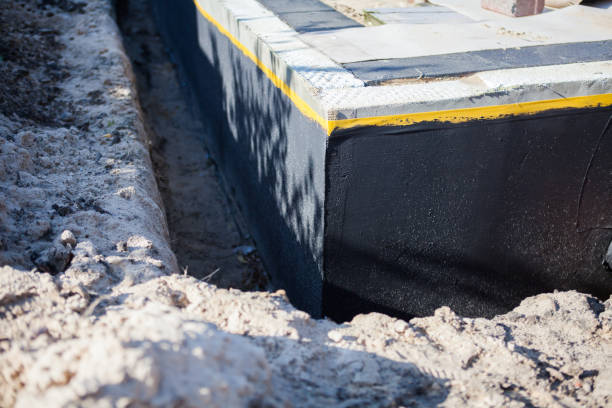 Professional Crawl Space Encapsulation technician working in Rushford, NY